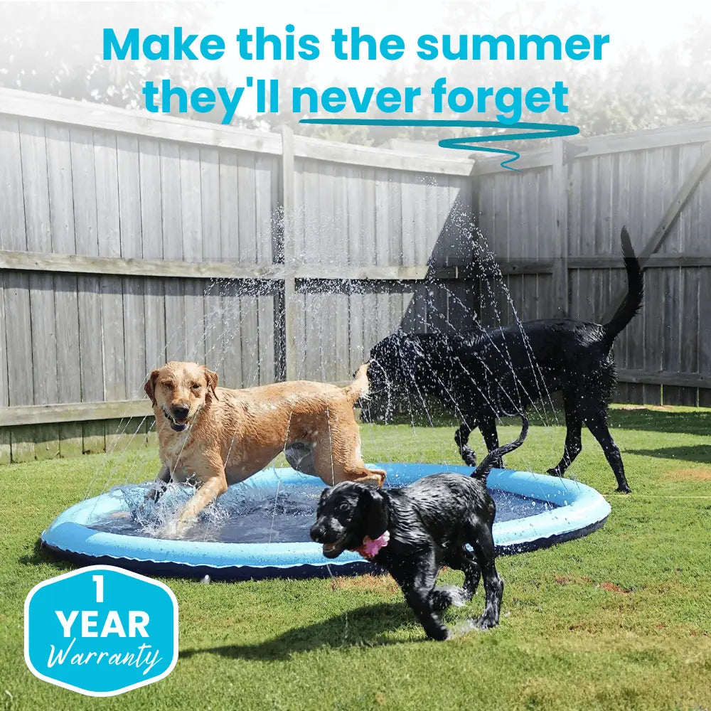 Outdoor Water-Filled Toy: Waterproof Pet Sprinkler Mat