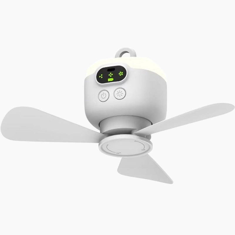 Rechargeable Ceiling Fan with LED Lights