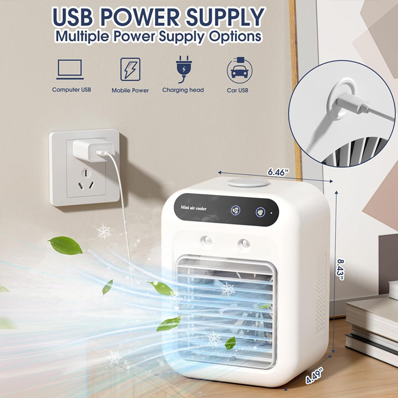 Portable 3-in-1 Quiet Fan Air Conditioner