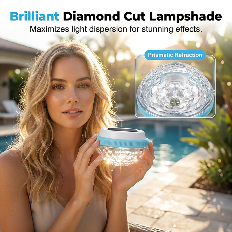 LED Solar Floating Pool Light