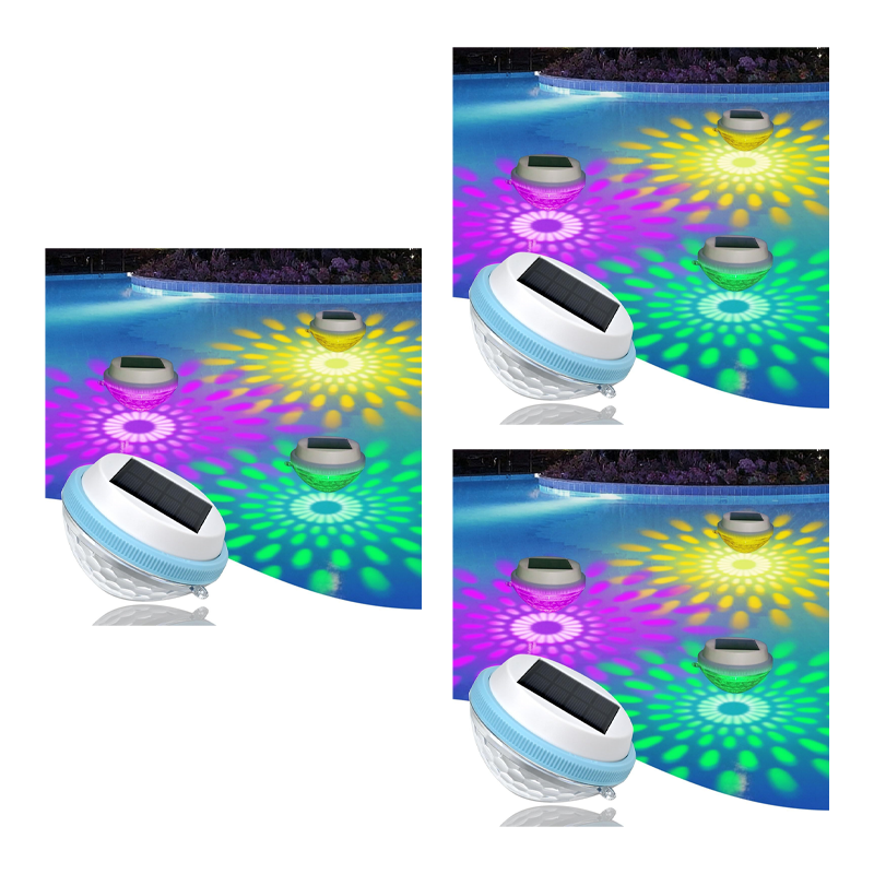 LED Solar Floating Pool Light