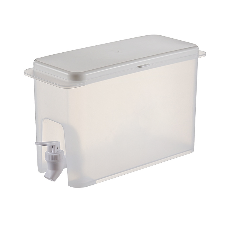 Large Capacity Fridge Cold Water Kettle Slim Heat Resistant Beverage Dispenser