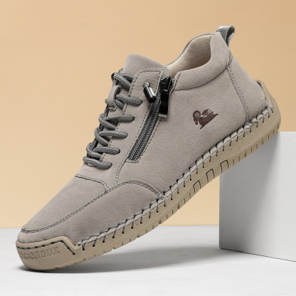 ⏰ 70% off -  Newest unisex Orthopedic Leather Hiking Shoes，With arch support