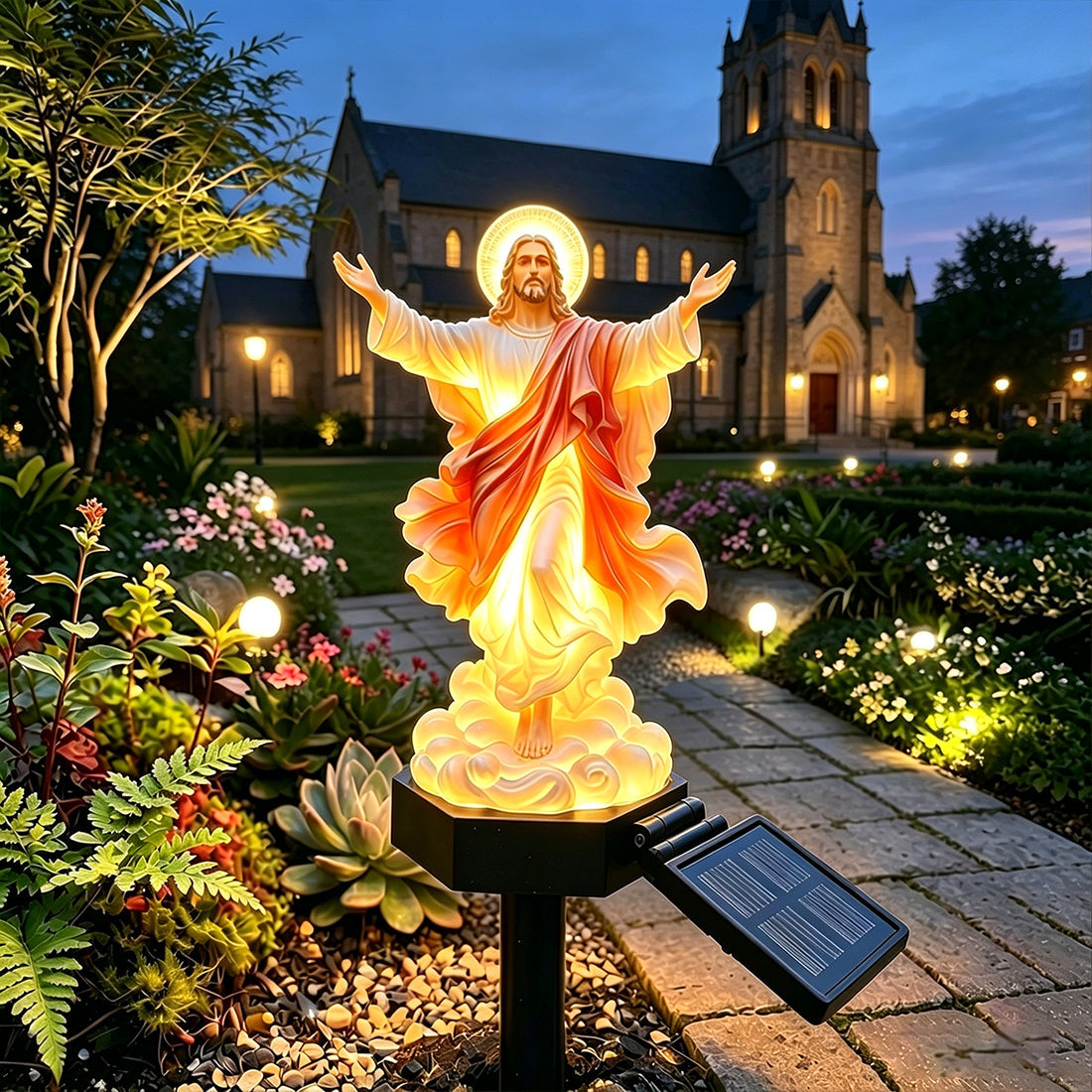 Today's Special Offer-50% Off🔥 Jesus Ascension Solar Garden Light