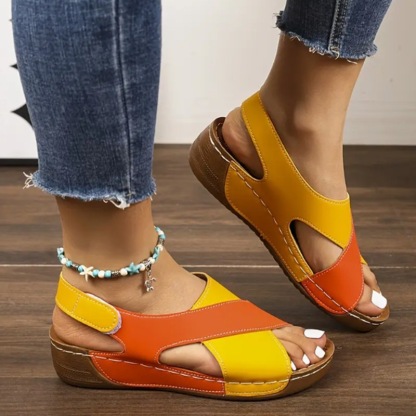 🔥 Last Day: 70% Off 🔥 Women's New Solid Color Summer Wedge Sandals