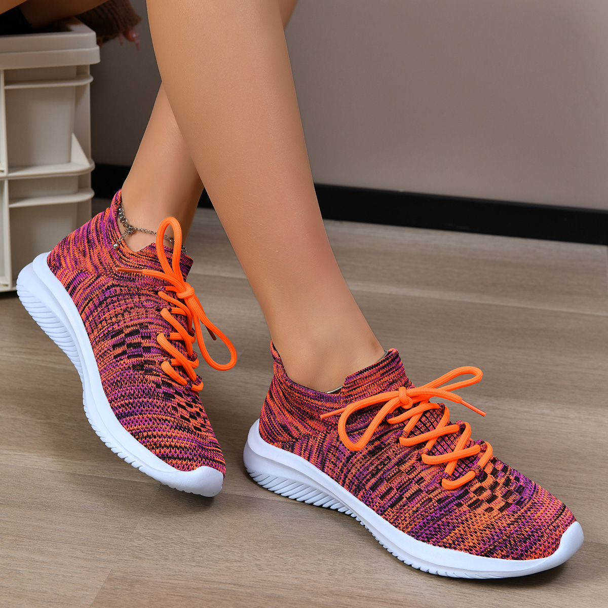 Women's Hiking Comfort Lightweight Breathable Arch Support Orthopedic Sneakers