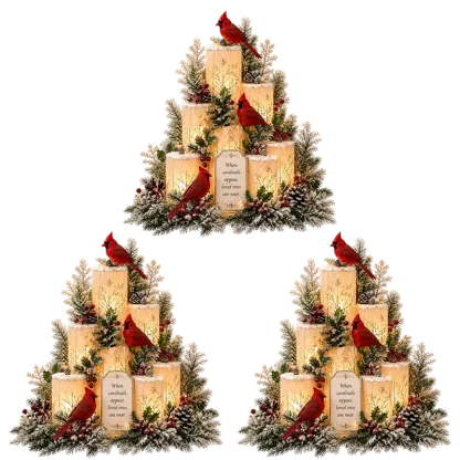 Graddi™ The Cardinal's Visit Flameless Remembrance Candle