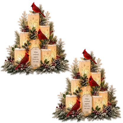 Graddi™ The Cardinal's Visit Flameless Remembrance Candle