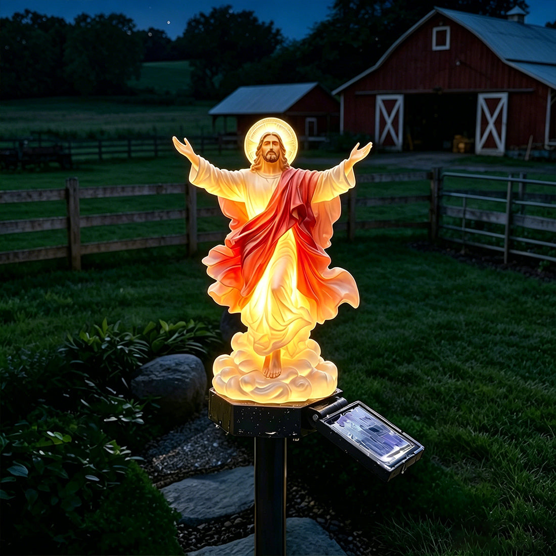 Today's Special Offer-50% Off🔥 Jesus Ascension Solar Garden Light