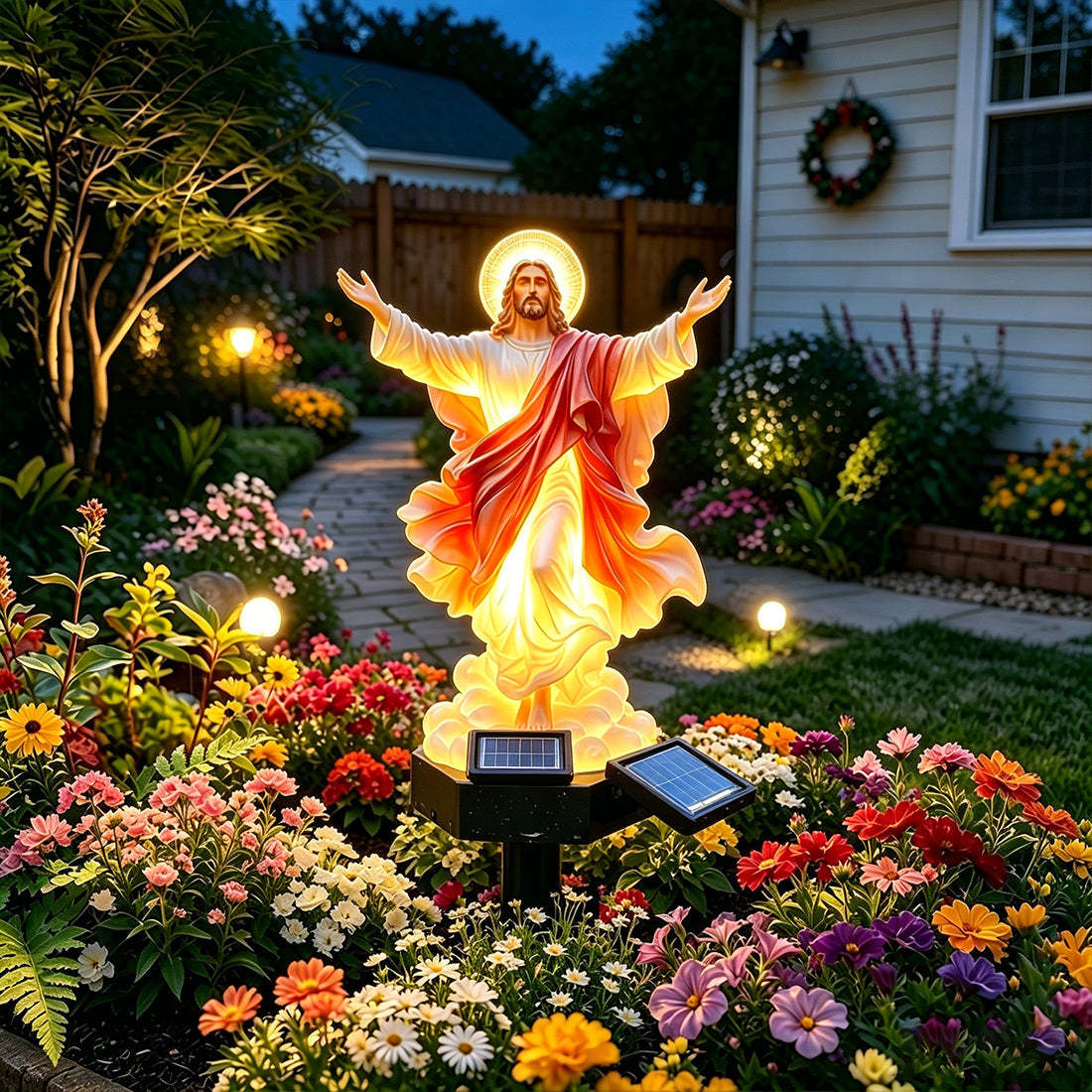 Today's Special Offer-50% Off🔥 Jesus Ascension Solar Garden Light