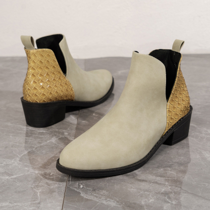 Women's Commuter Lightweight Waterproof And Wear-Resistant Formal Boots
