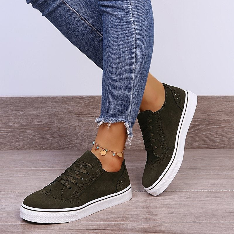 Best Orthopedic Women Shoes Comfy Anti-shock Round Toe Sneakers Vintage Design
