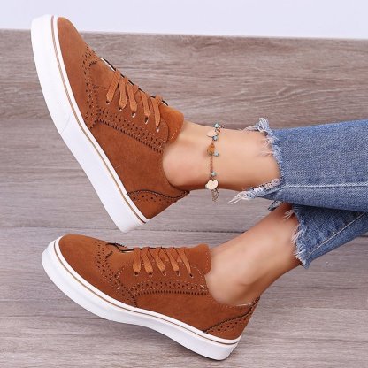 Best Orthopedic Women Shoes Comfy Anti-shock Round Toe Sneakers Vintage Design