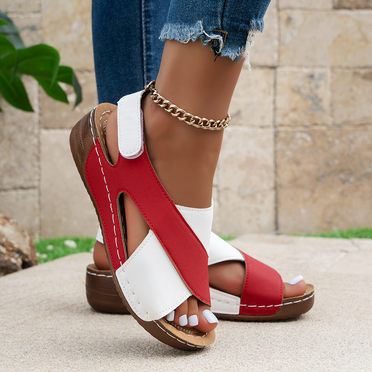 🔥 Last Day: 50% Off 🔥 Women's platform casual open-toe  sandals