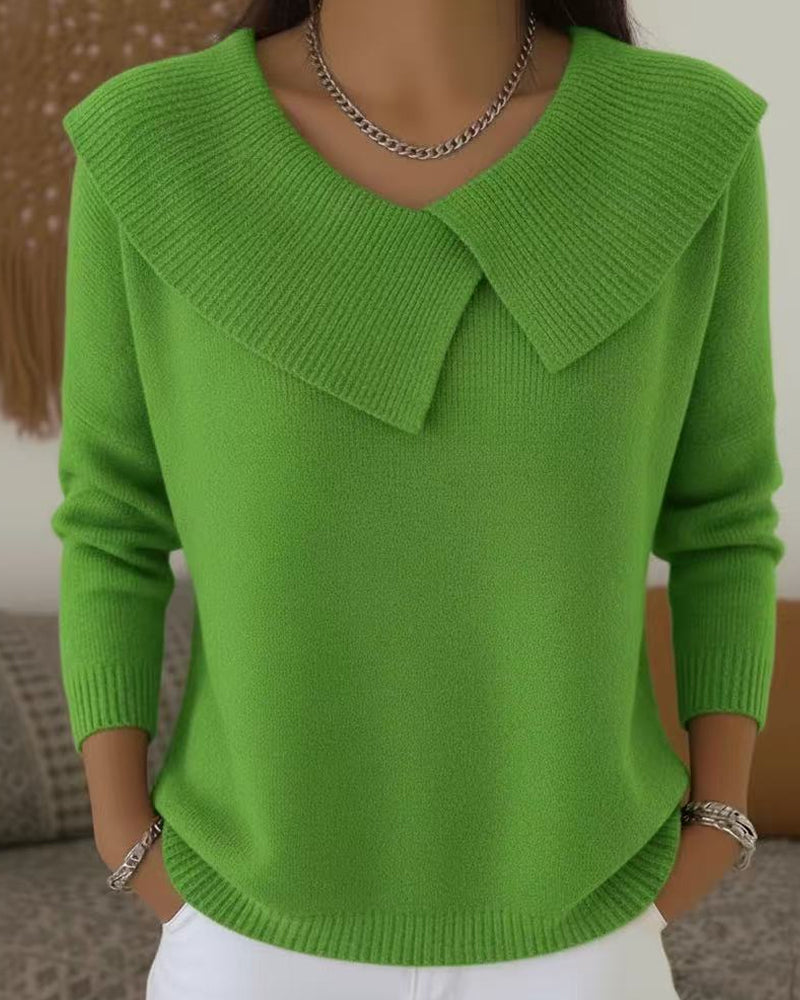 Effortless Comfort Ribbed Knit Sweater