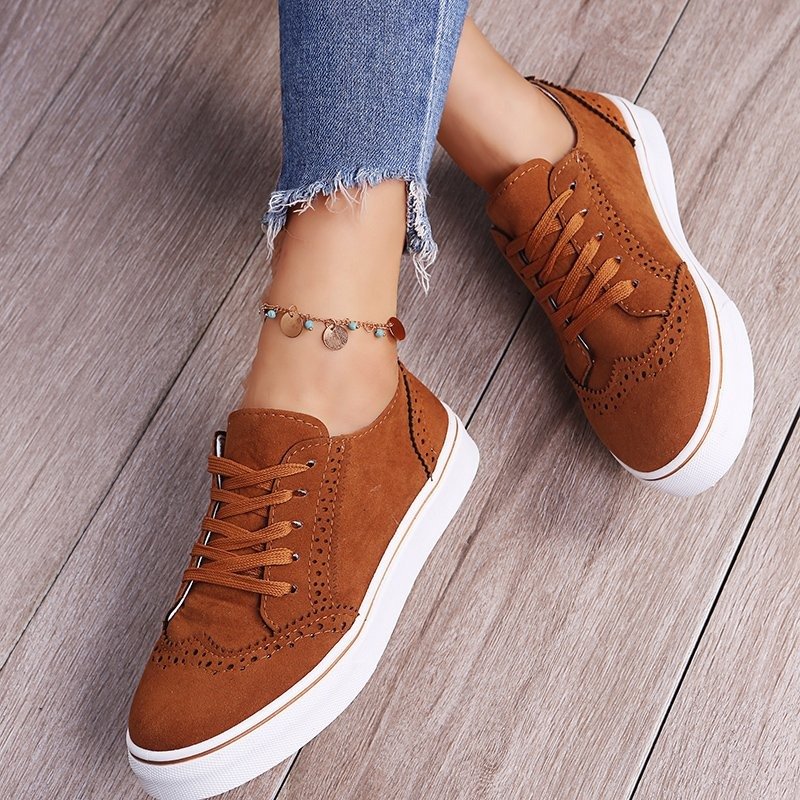 Best Orthopedic Women Shoes Comfy Anti-shock Round Toe Sneakers Vintage Design