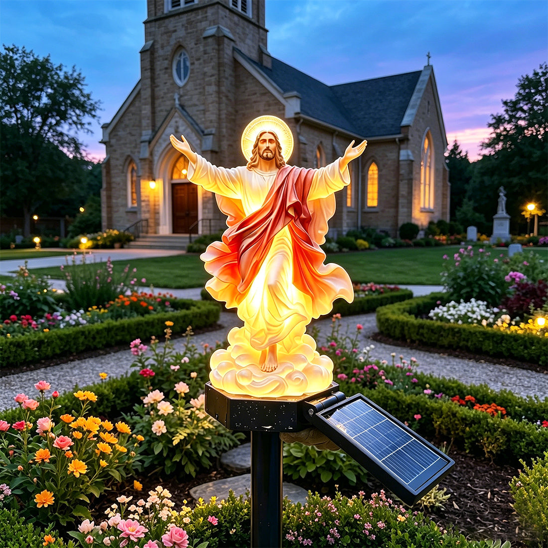Today's Special Offer-50% Off🔥 Jesus Ascension Solar Garden Light