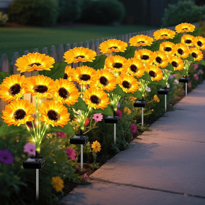 🌻Mother's Day Sale🌞Solar LED Sunflower Garden Lights-29.6inch/74cm
