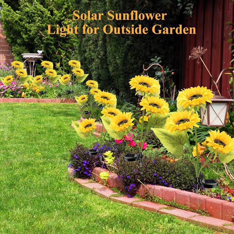 🌻Mother's Day Sale🌞Solar LED Sunflower Garden Lights-29.6inch/74cm