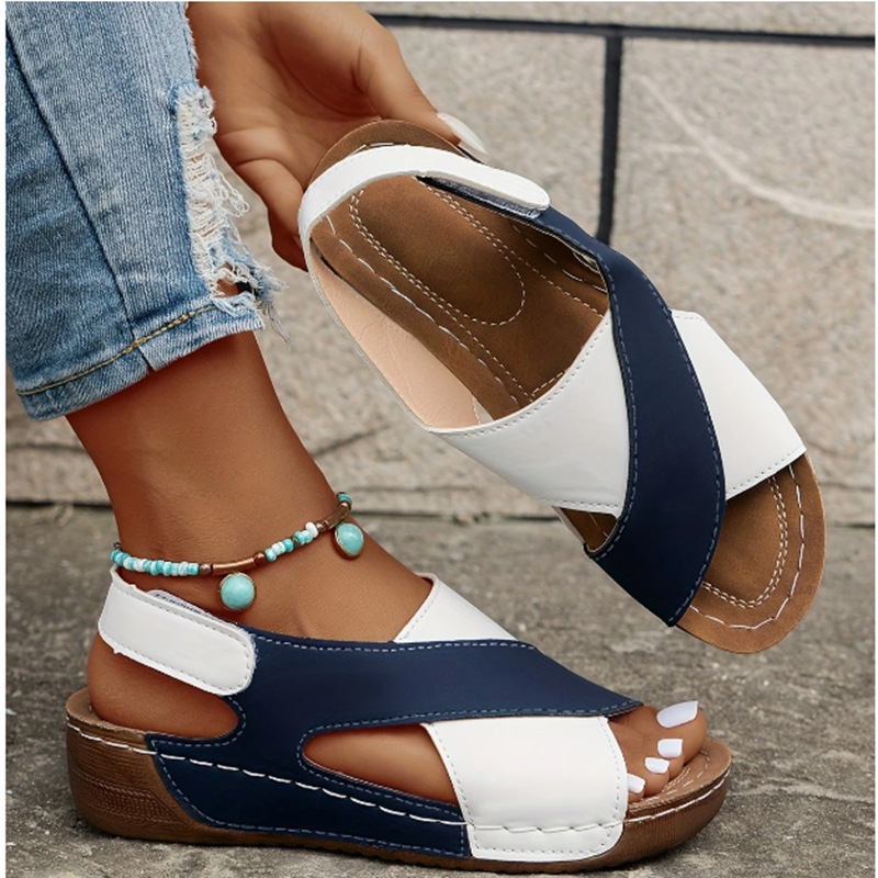 🔥 Last Day: 70% Off 🔥 Women's New Solid Color Summer Wedge Sandals
