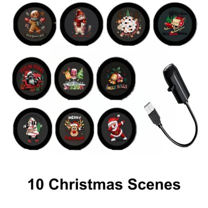 🔥Plug-&-Play HD Christmas Projector – 6 or 10 Festive Scenes