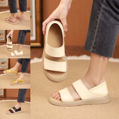 🔥 Last Day: 70% Off 🔥 New Women's Stylish Genuine Leather Platform Sandals