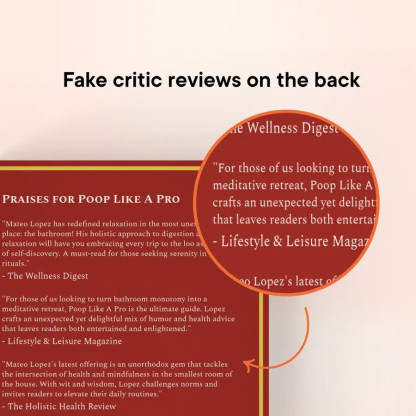 Personalized Hilarious AI Book, Paperback, 240 Pages, Vintage Cover