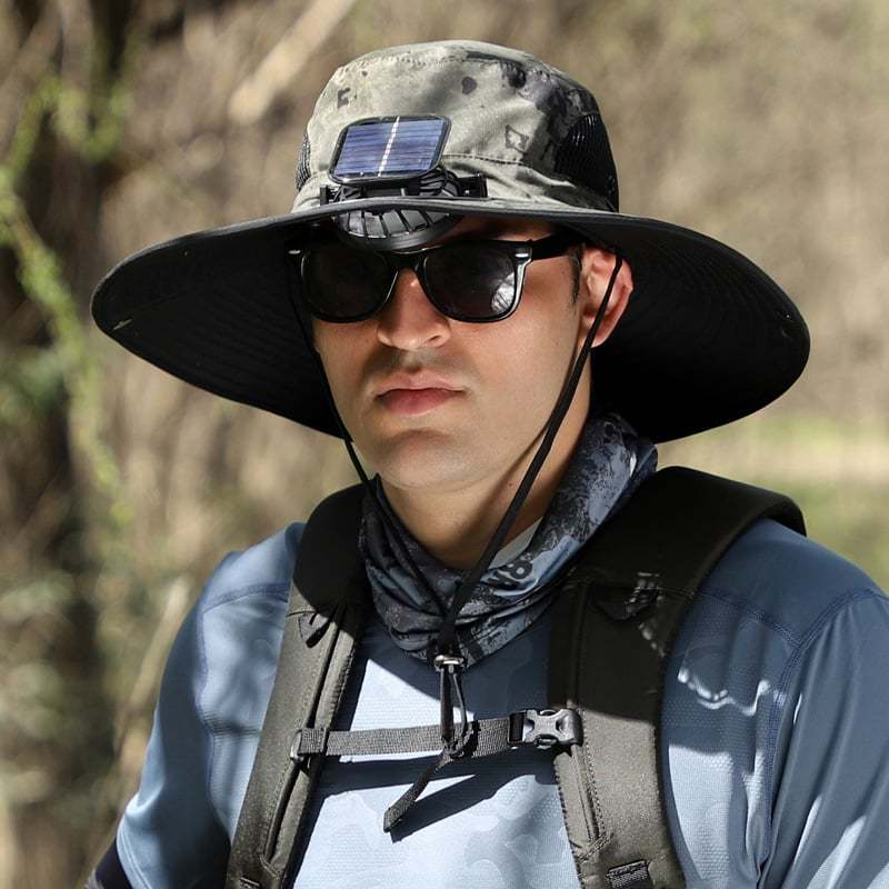 🔥Last Day Sale 70% Off -Solar Cooling Sun Hat – Portable Fan Cap