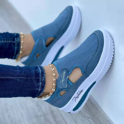 Women's Casual Single Shoes, New Spring/Summer Style, Flat, Flyknit, Breathable esh shoes