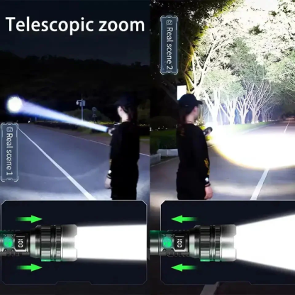 Powerful LED Flashlight For Ultimate Clarity In The Dark