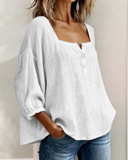 Lily Neck Long Sleeve Blouse