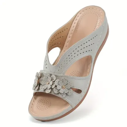 🔥Last Day Promotion 50% OFF - Women's Flowers Decor Arch Support Sandals