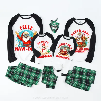 Beach Family Christmas Matching Pajamas Beepumpkin
