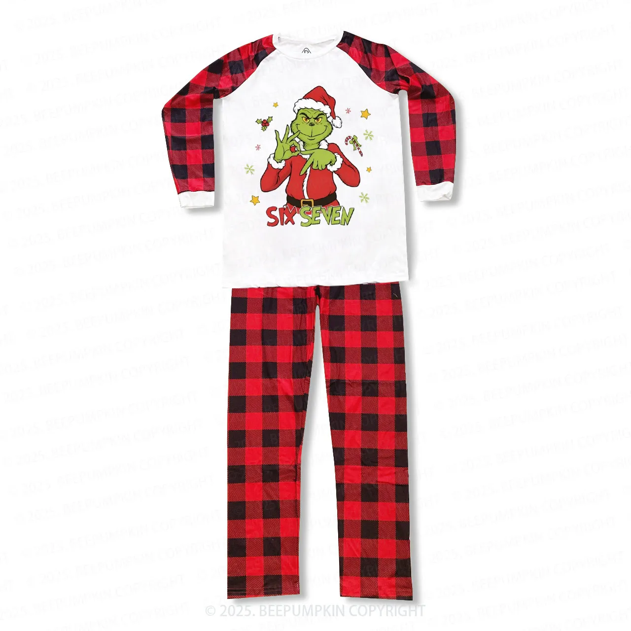 Seven Meme Xmas Family Matching Pajamas