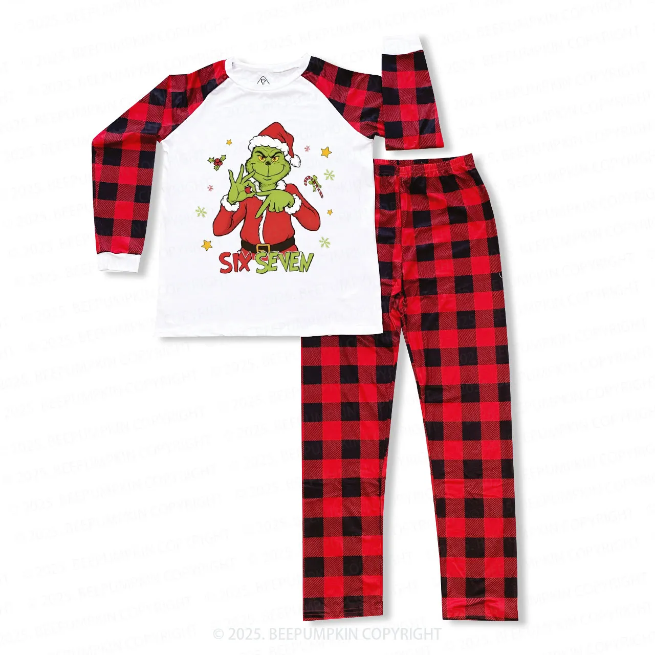 Seven Meme Xmas Family Matching Pajamas