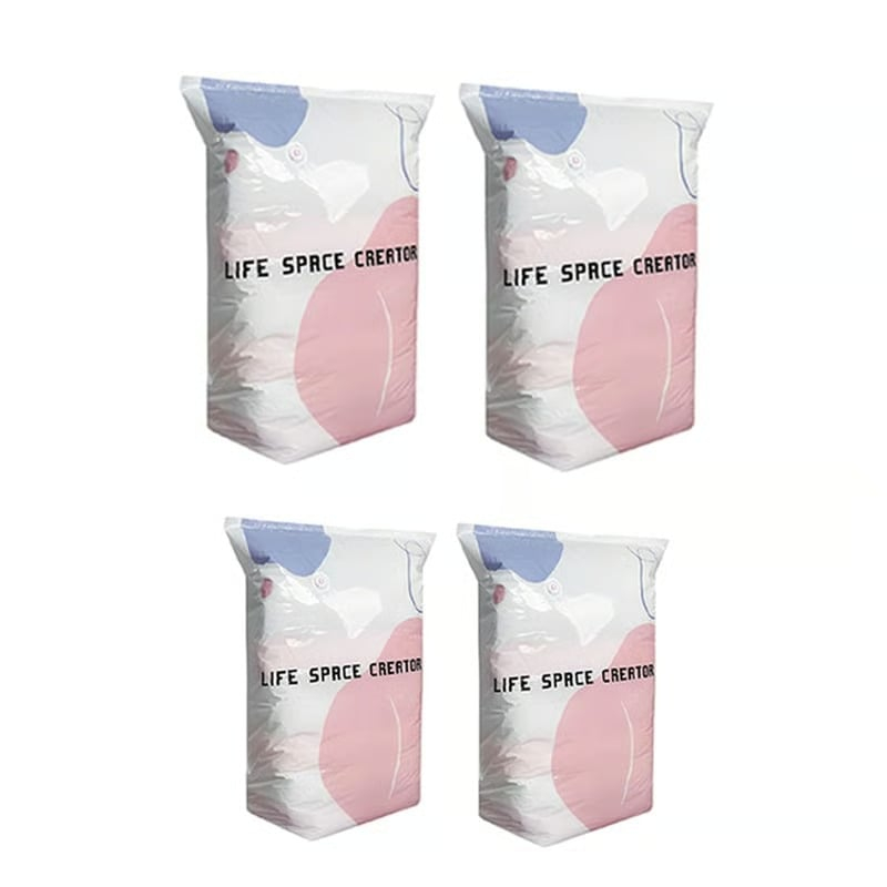 Thickened Stereoscopic No-Pump Vacuum Compression Bag