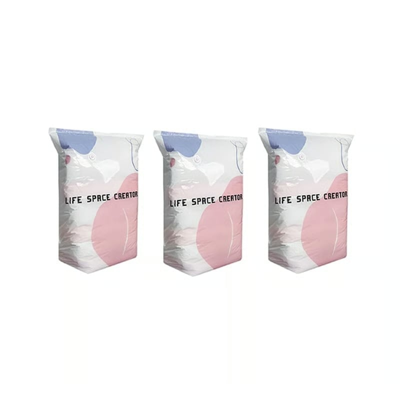 Thickened Stereoscopic No-Pump Vacuum Compression Bag