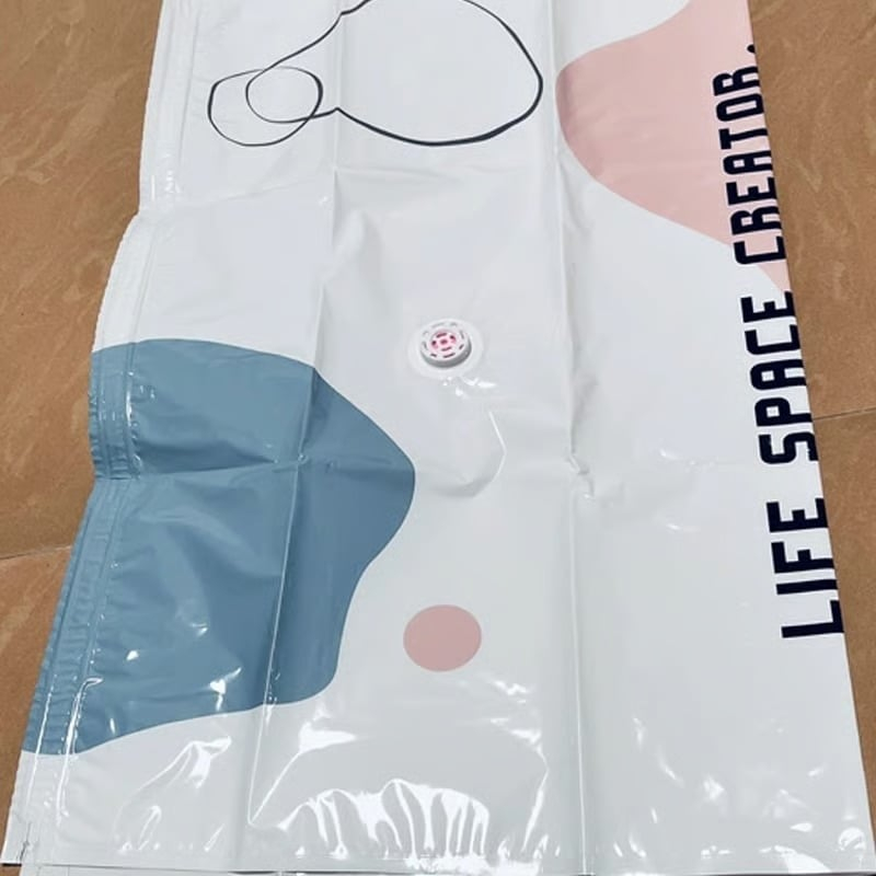 Thickened Stereoscopic No-Pump Vacuum Compression Bag
