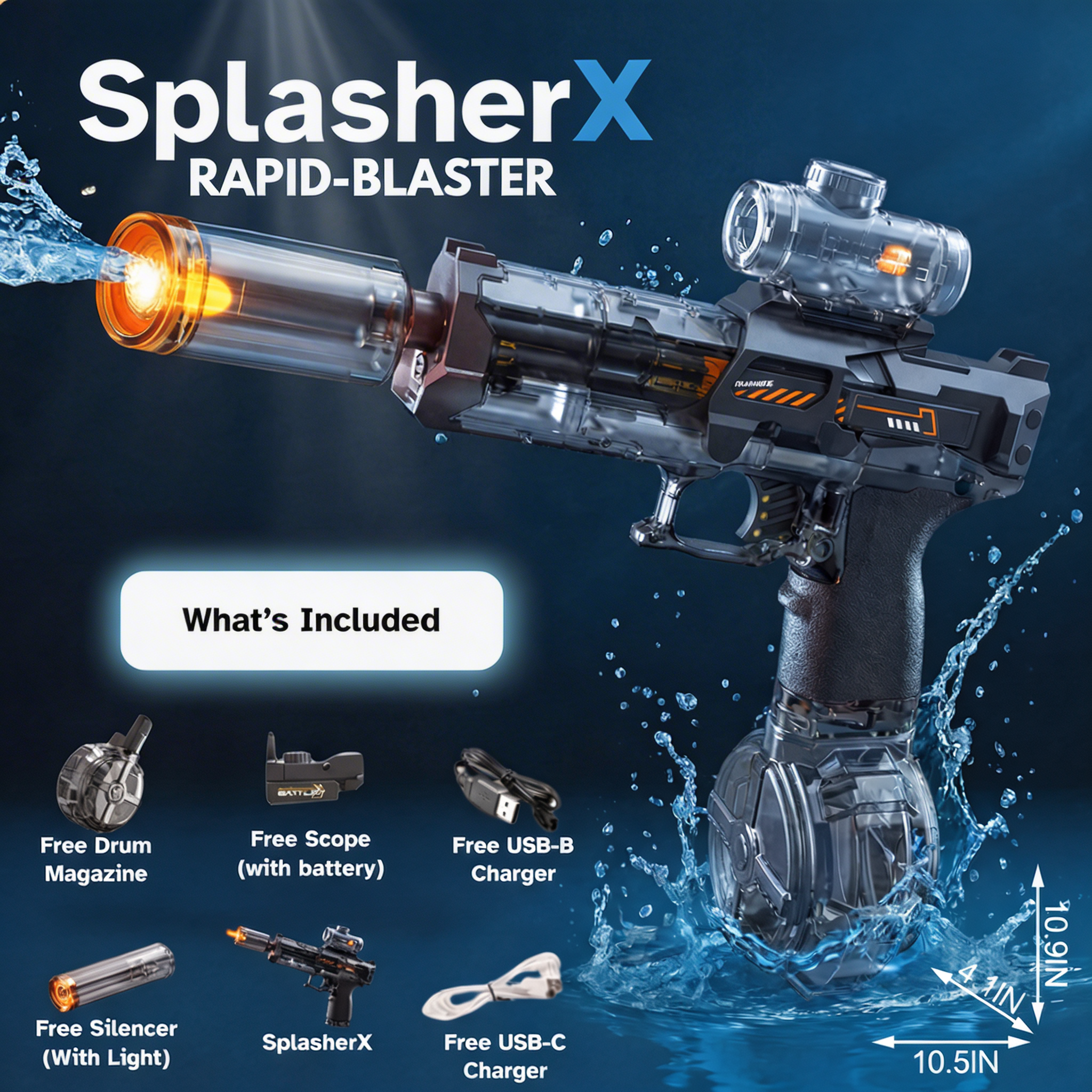 SplasherX - Rapid Blaster