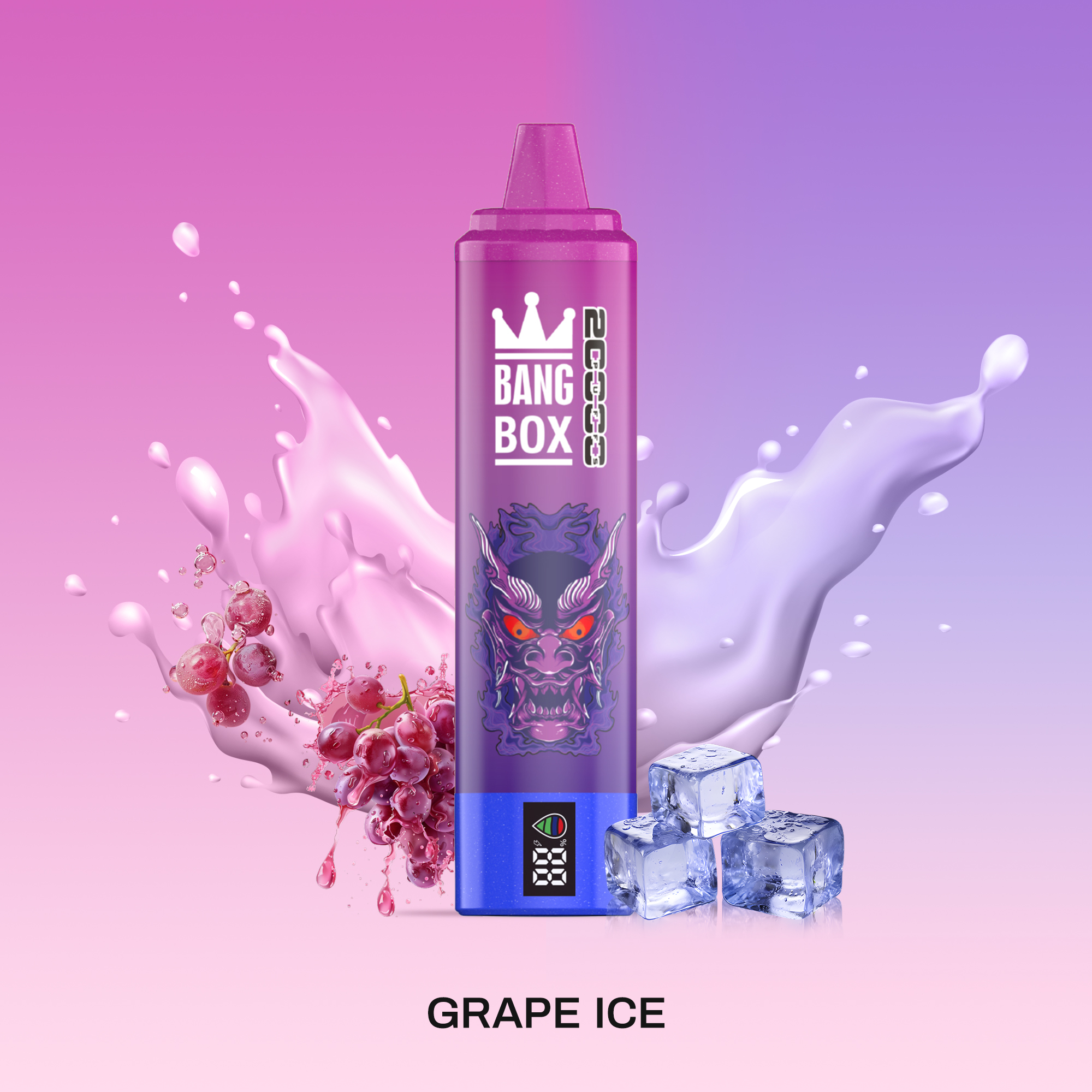 BANG BOX 20000 Puffs Double Flavor Disposable Vape - Grape Ice