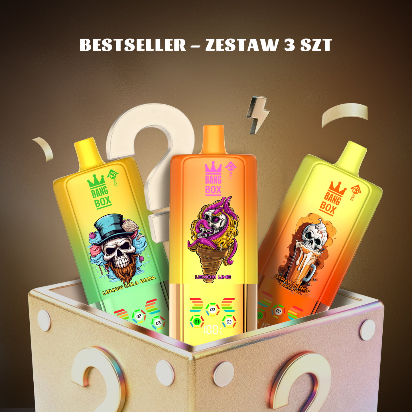 🎁3 db-os BANG BOX 80000 Puffs 3 in1 Flavor Disposable Vape – Titokdob