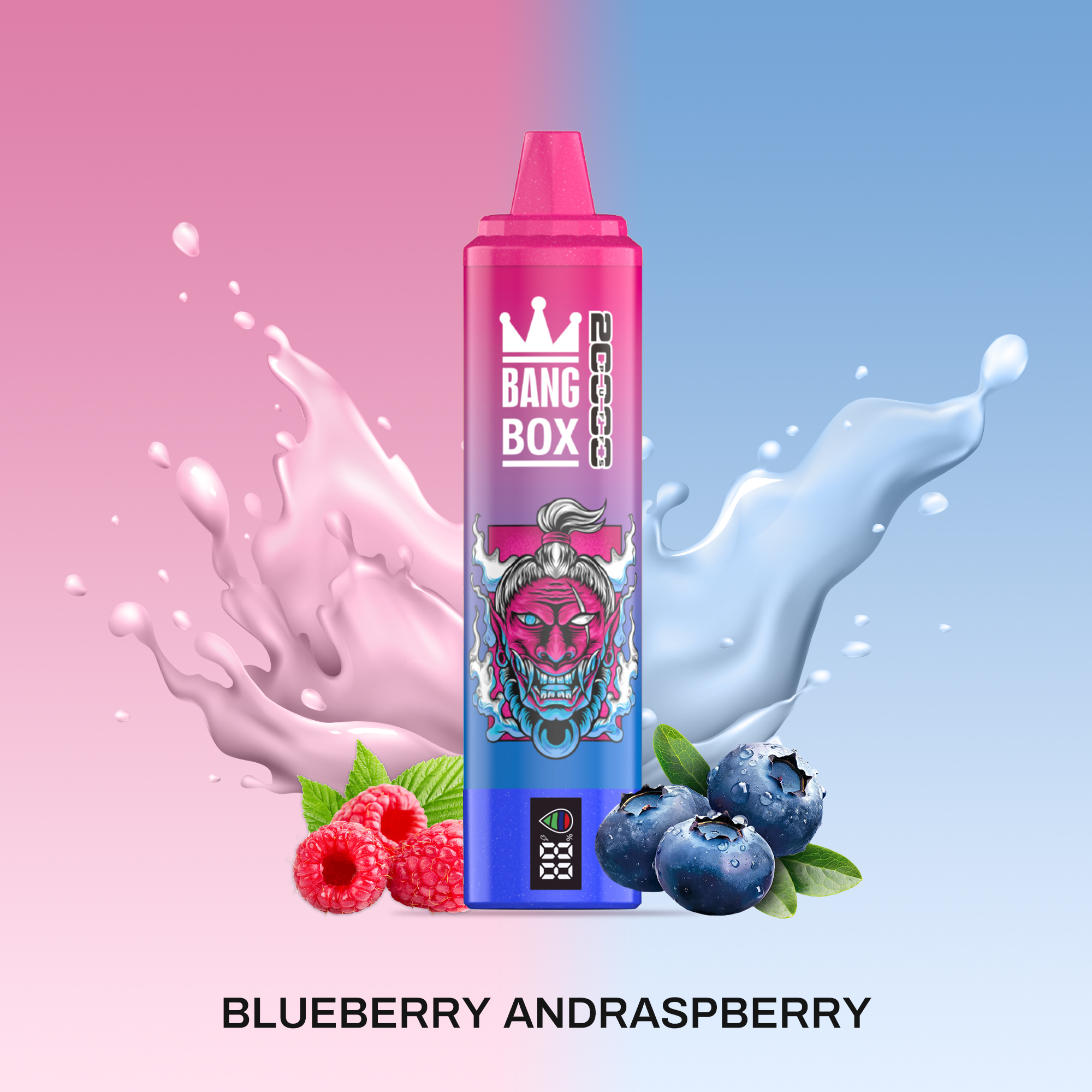 BANG BOX 20000 Puffs Double Flavor Disposable Vape - Blueberry Sour Raspberry Ice