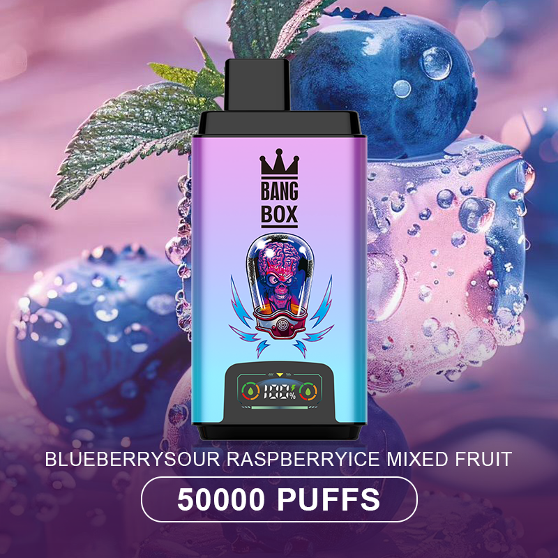 BANG BOX 50000 Puffs Double Flavor Disposable Vape-Blueberry Sour Rasp