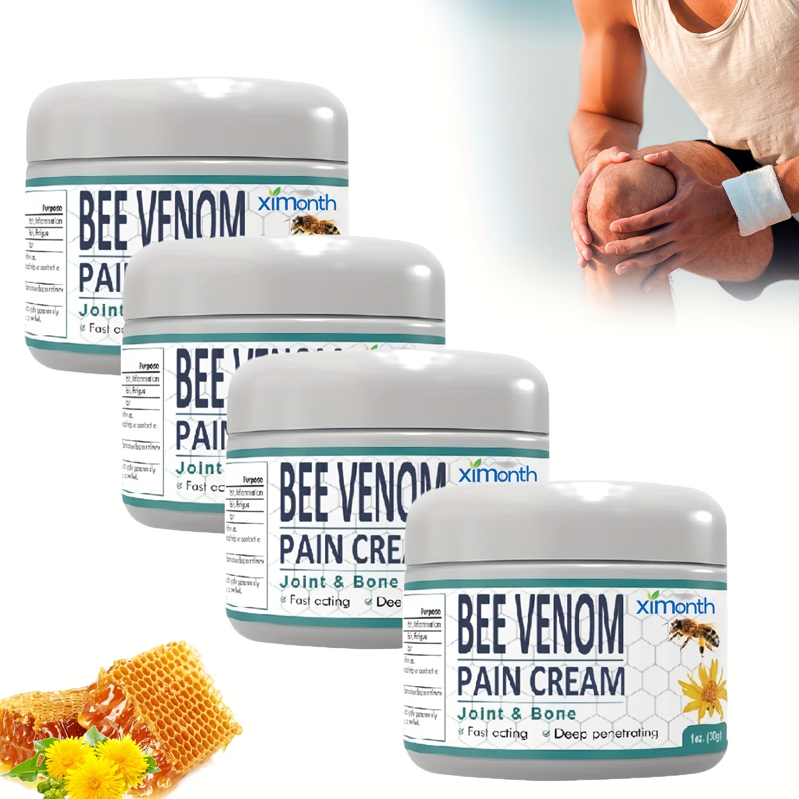 Cremă de îngrijire a articulațiilor cu venin de albine pentru mâini, picioare, ischiogambieri, genunchi, talie articulații Cremă de îngrijire pentru masaj corporal