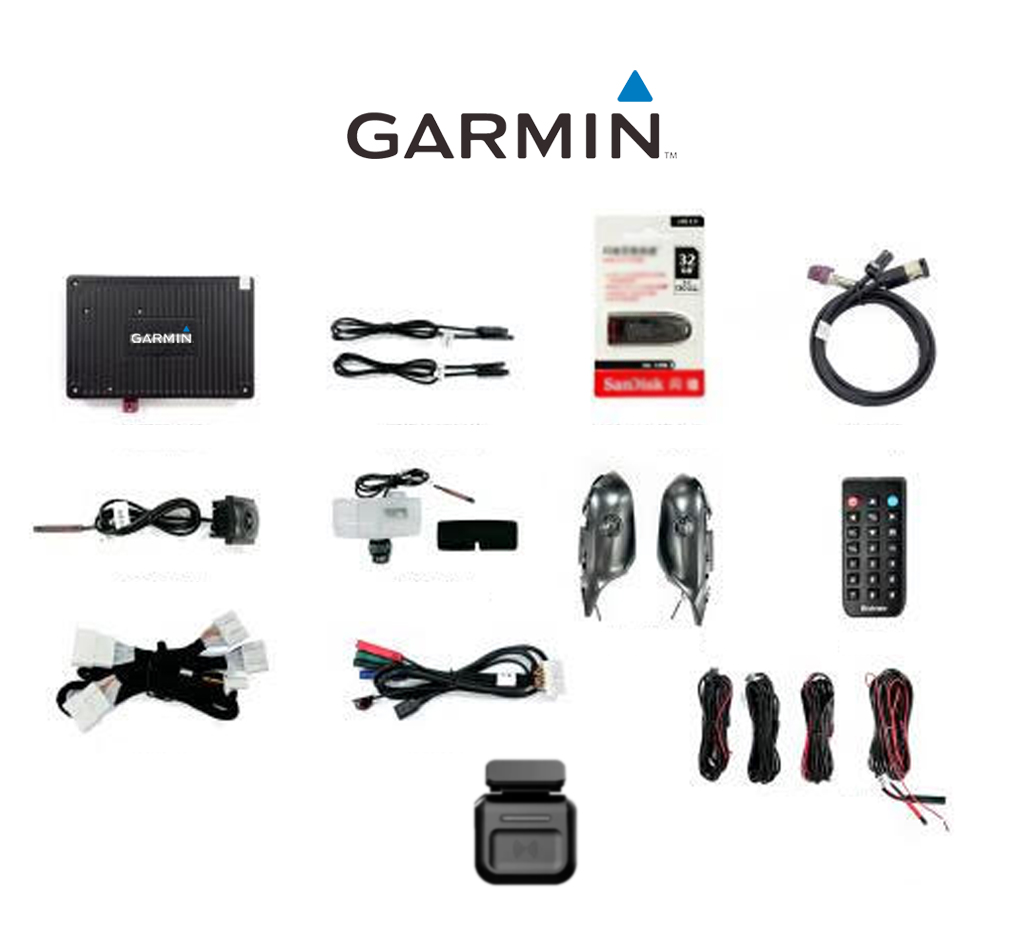 Sistem de imagistică panoramică Garmin 360° pentru mașini: Cameră de mers înapoi, Cameră de bord cu patru canale, Cameră panoramică de înaltă definiție, Unitate multifuncțională, Viziune nocturnă 4K, Imagistică completă a vehiculului la 360°, Monitorizare