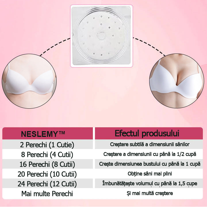 🔥Ultima zi de ofertă - Economisiți 80% acum!🔥NESLEMY™ 2025 Breast Pro - Plasture pentru creșterea volumului🌸