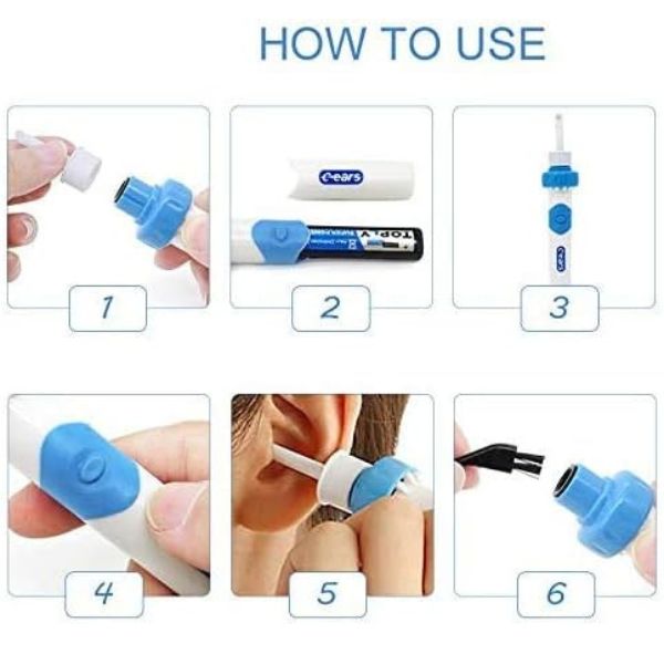 Aspirator pentru ceara de urechi EARSIO