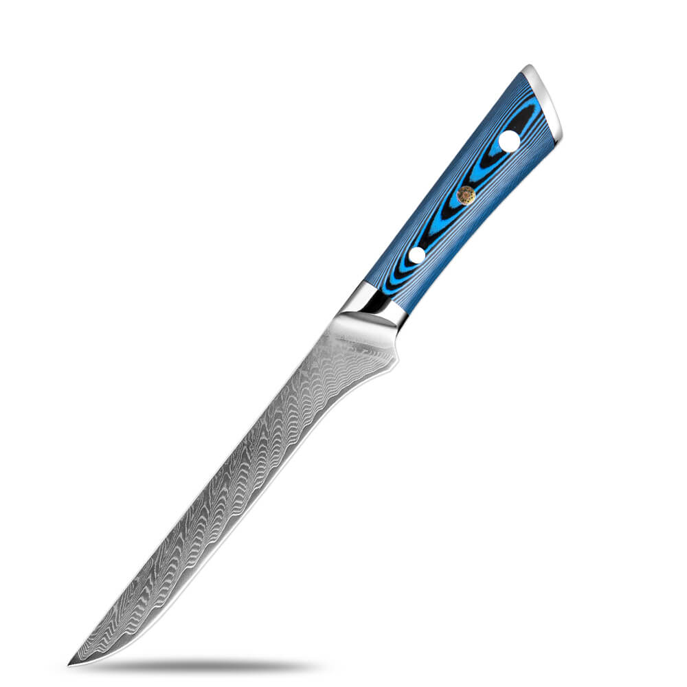 Set de 5 cuțite din oțel Damasc japonez