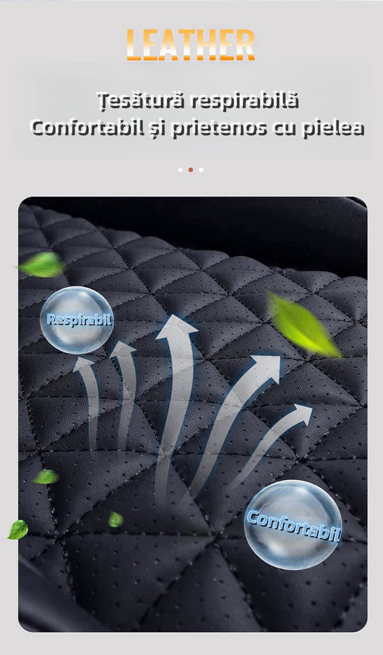 Zeta Custom se potrivește tuturor scaunelor auto Huse pentru scaune din piele Nappa