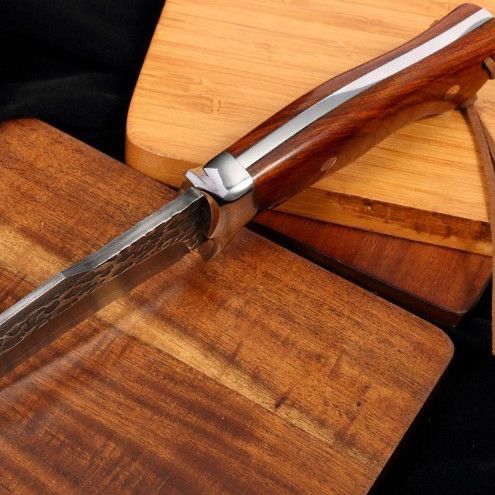 Falsificat Damascus VG10 Cuțit de înaltă duritate în aer liber Carry Defense Knife Sharp Tritium colecționabil Broken General Micul cuțit drept mic drept